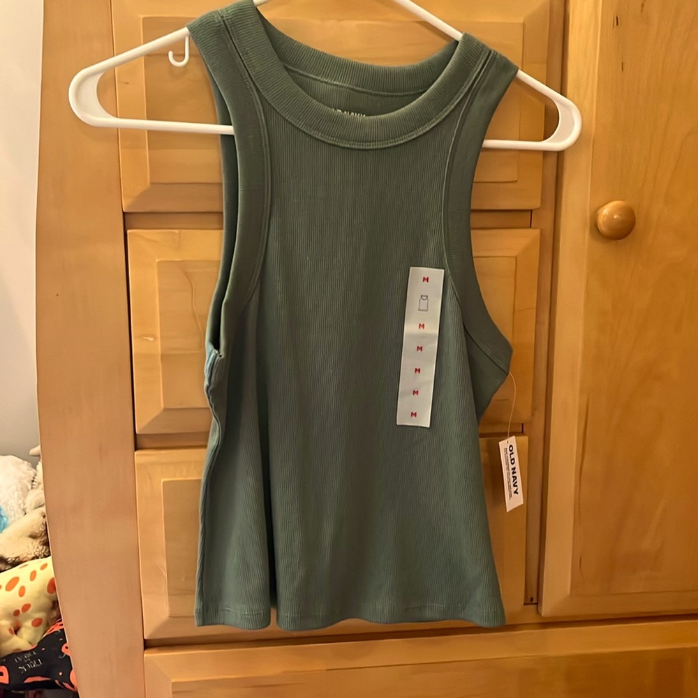 Brand New Old Navy Green Tank Top